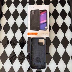 Spigen Core Armor Black Protective Case for iPhone 12/12 Pro